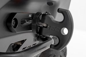 Multi-Function Winch Cleat - Rough Country - Forged Aluminum - Black